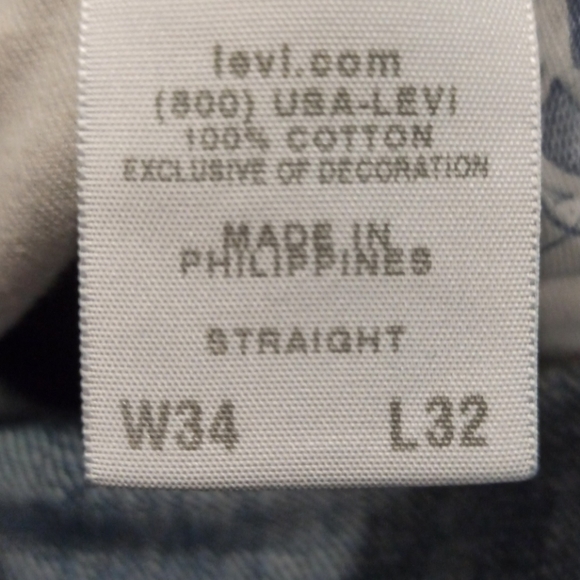 LEVI'S JEAN FOR MEN SIZE 34 - Picture 8 of 8